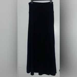 Mossimo Supply Maxi Skirt Women's Size Medium Black Maxi Skirt Long Stretch